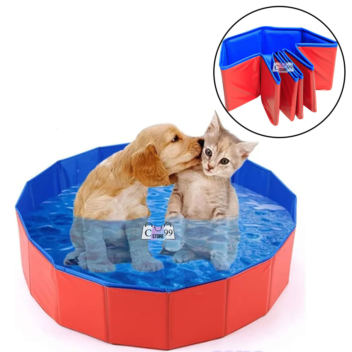 Miniatura 8 de Piscina Para Mascotas y Niños 80Cm